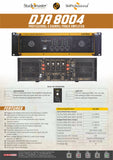 Studiomaster DJA 8004 FOUR Channel Amplifier (1400w+1400w+1400w+1400w)